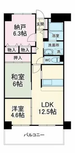 リヴィエール・デュ・ノール【7階】の間取り