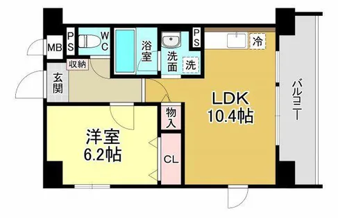 サクシード胤【2階】の間取り