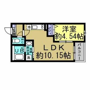Jack tokonameminatoⅠ【3階】の間取り