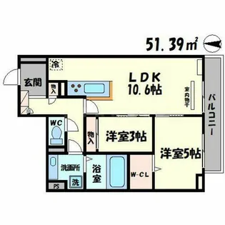 大阪府大阪市城東区関目6丁目【アパート】の間取り