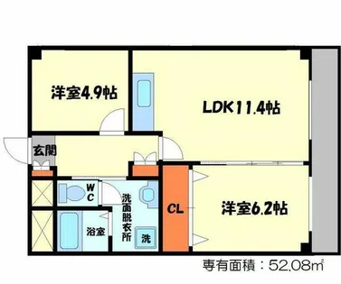 サンファミリー2【3階】の間取り