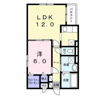 アロ・ラウレア K【2階】の間取り