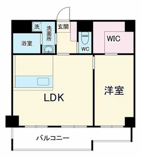 コリーヌ江坂【9階】の間取り