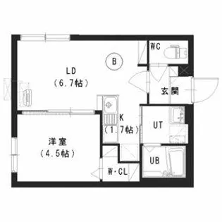 Chou Chou(シュシュ)【1階】の間取り