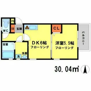 ペガサス緑地【1階】の間取り