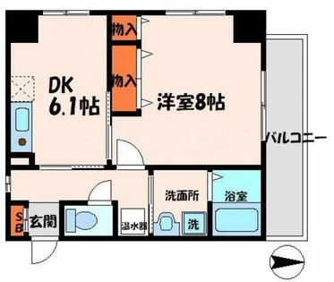 GROOVE守口駅前【2階】の間取り