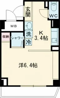 マインズ・コム南茨木【4階】の間取り