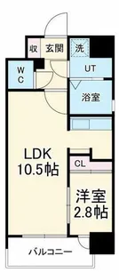 グランフェリーチェ・ナイン【4階】の間取り