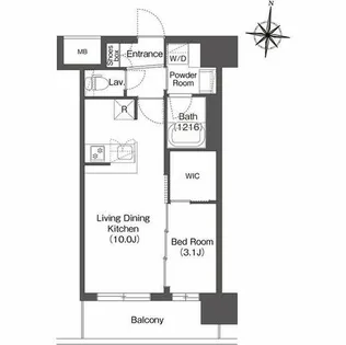 コンフォリア・リヴ新大阪西宮原ソルテラス【0405号室】の間取り