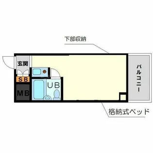 ライオンズマンション新大阪第5【11階】の間取り