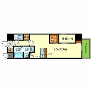 大阪府池田市新町【マンション】の間取り