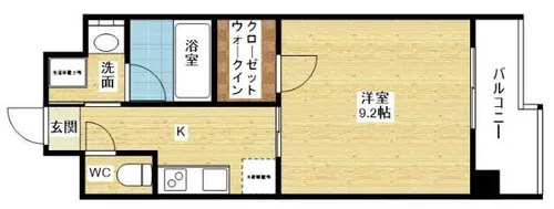 ア・ミュゼ新大阪【9階】の間取り