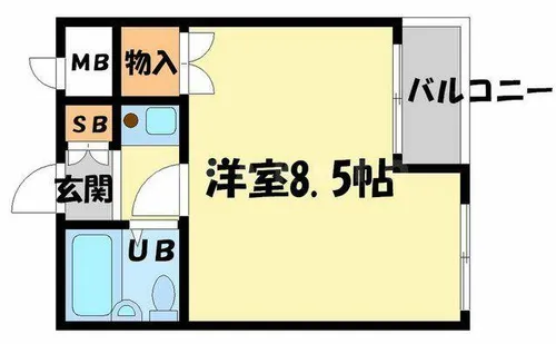 チェリーブロッサム【3階】の間取り