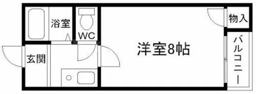 コートヴィエール新大阪【3階】の間取り