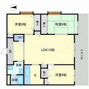 トゥールモンド森【4階】の間取り