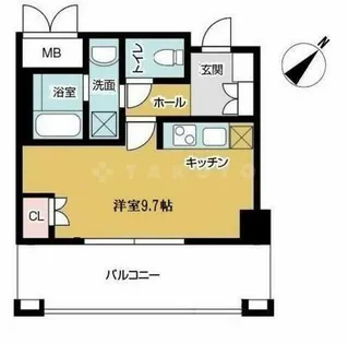 パークナードフィット吹田健都【7階】の間取り