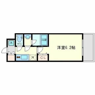 スプランディッド難波【15階】の間取り