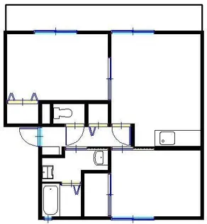 JAボナール上の丸(管理)【1階】の間取り