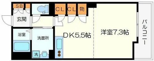 大阪府吹田市桃山台2丁目【マンション】の間取り