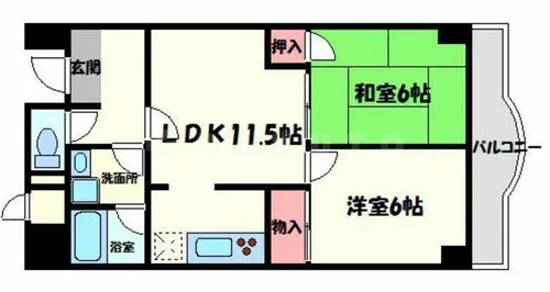 モナリサ【6階】の間取り