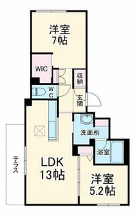 シェノールカノン【1階】の間取り
