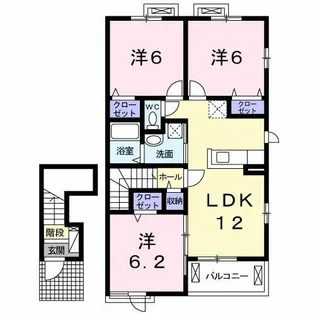 ガーデンハウスKK【2階】の間取り