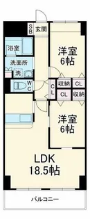 大阪府大阪市北区天満2丁目【マンション】の間取り