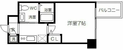 HS梅田EAST【2階】の間取り
