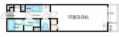 リブリ・曽根ハイム【2階】の間取り