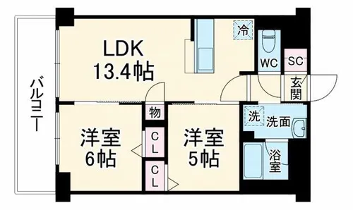 TMSノルド【2階】の間取り