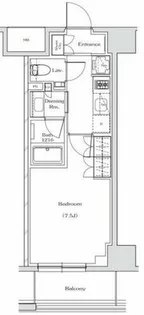 ザ・パークハビオ江坂公園【10階】の間取り