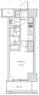 ザ・パークハビオ江坂公園【7階】の間取り