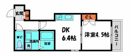 川島第18ビル(La Casa柳町)【3階】の間取り