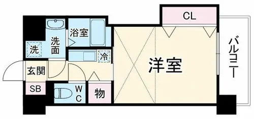 サウスアルカディア【6階】の間取り