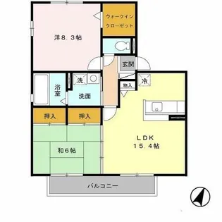 大阪府豊中市熊野町2丁目【アパート】の間取り
