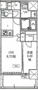 サムティ京橋Clear【11階】の間取り