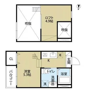 Tripletta【2階】の間取り