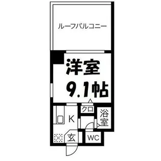 アビタシオン鶴舞【2階】の間取り