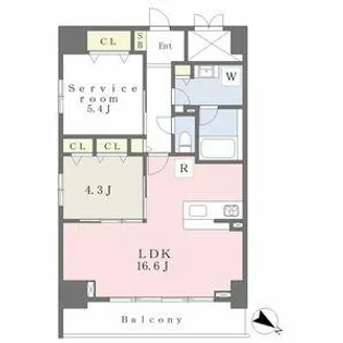 Vesta京町堀【903号室】の間取り