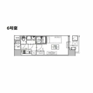 Attirant西三国【4階】の間取り