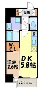 デュオフラッツ鶴舞【2階】の間取り