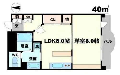 フォルテシモ【1階】の間取り