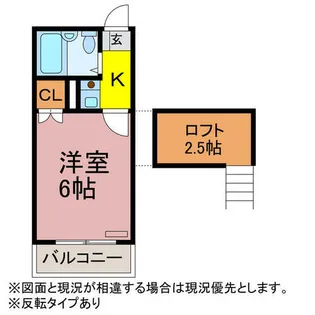 ガーデンコート小池第3【204号室】の間取り