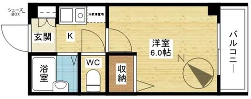 ノルデンハイム豊里【5階】の間取り