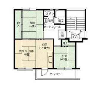 UR中央台【2060505号室】の間取り