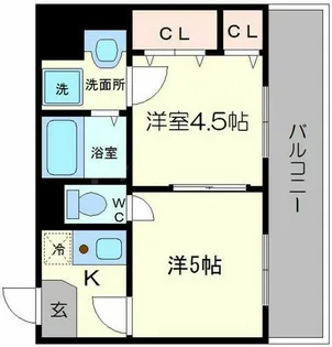 Gran Pino 桃山台【7階】の間取り