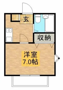 ファロス【205号室】の間取り