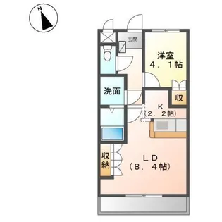 ルーエン・ハイム【2階】の間取り