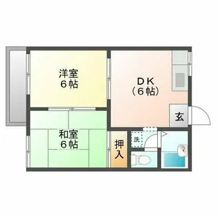 コートビレッジ藤山台【2階】の間取り