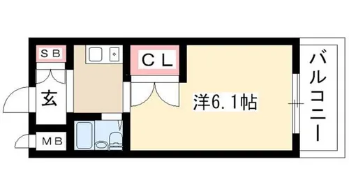 S・V丸の内【302号室】の間取り